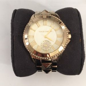 Gold Vince Camuto watch